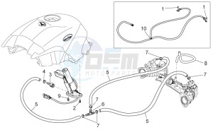 Breva V IE 1100 drawing Fuel supply