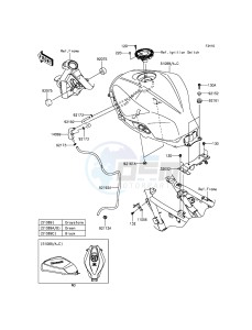 Z300 ABS ER300BGF XX (EU ME A(FRICA) drawing Fuel Tank