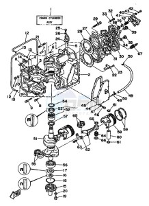 55B drawing CYLINDER--CRANKCASE