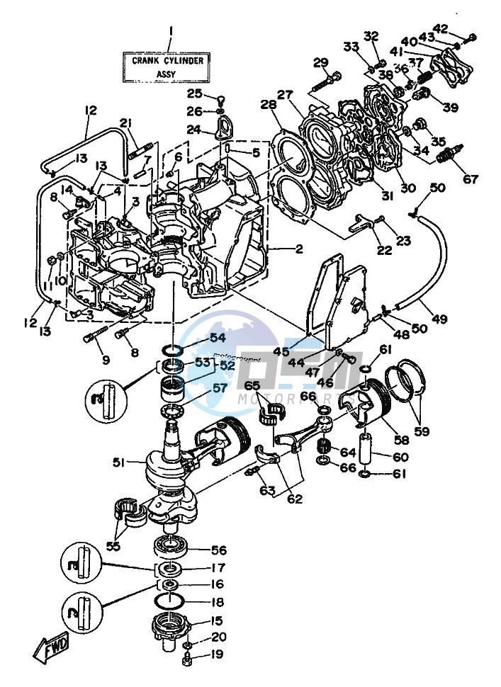 CYLINDER--CRANKCASE