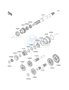 KVF 750 B (BRUTE FORCE 750 4X4I) (B6F-B7FA) B7FA drawing TRANSMISSION