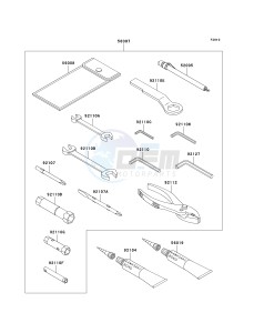 ZX 1200 C [NINJA ZZR 1200] (C1-C4) [NINJA ZZR 1200] drawing OWNERS TOOLS