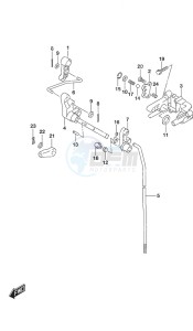 DF 30A drawing Clutch Rod Remote Control