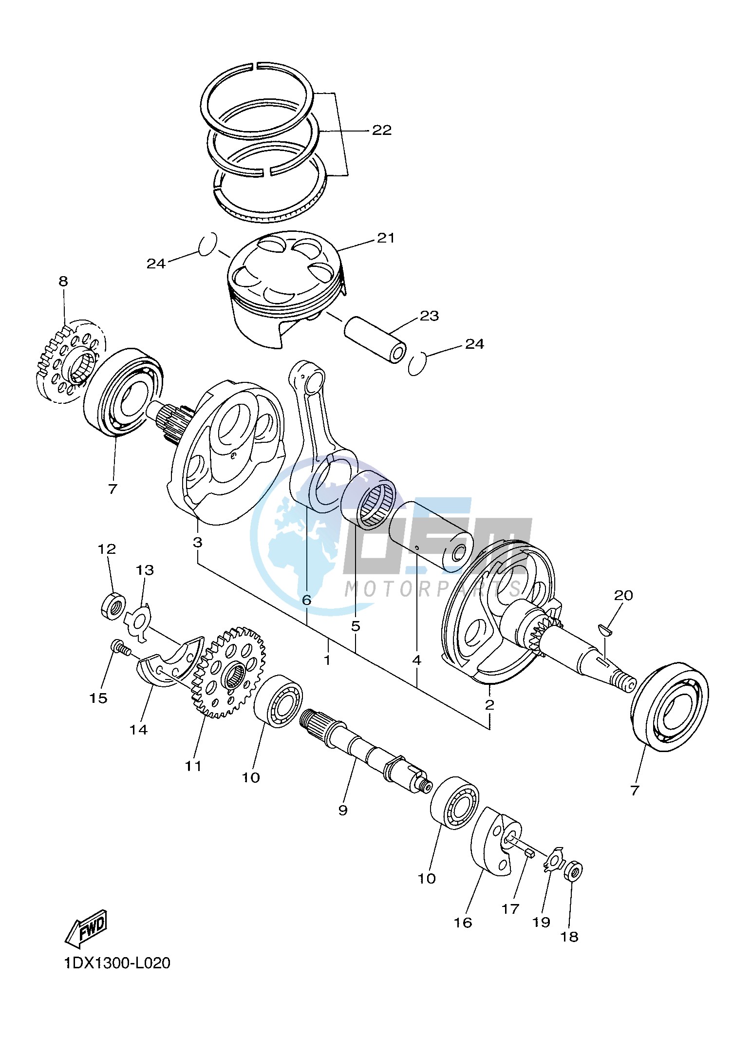 CRANKSHAFT & PISTON