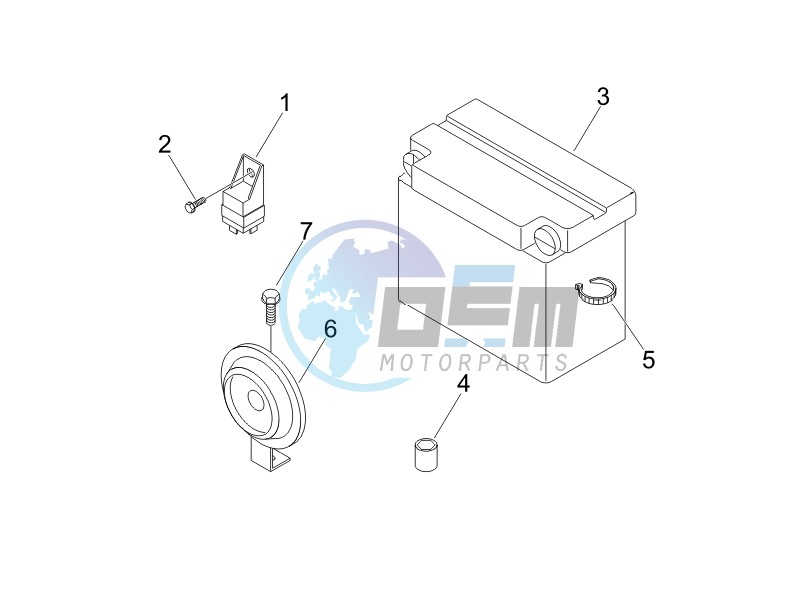 Remote control switches - Battery - Horn