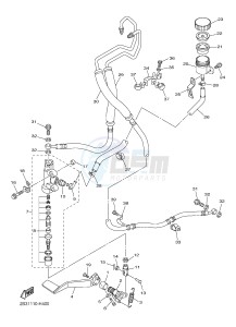 VMX17 VMAX17 1700 (2CE9 2CEA 2CEB) drawing REAR MASTER CYLINDER