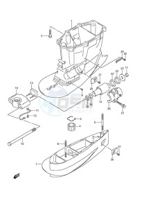 DF 300A drawing Drive Shaft Housing