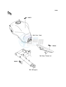 VERSYS_1000 KLZ1000AEF FR GB XX (EU ME A(FRICA) drawing Labels