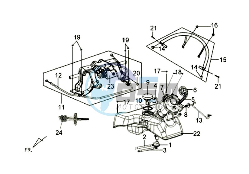 FUEL TANK - FUEL CUT