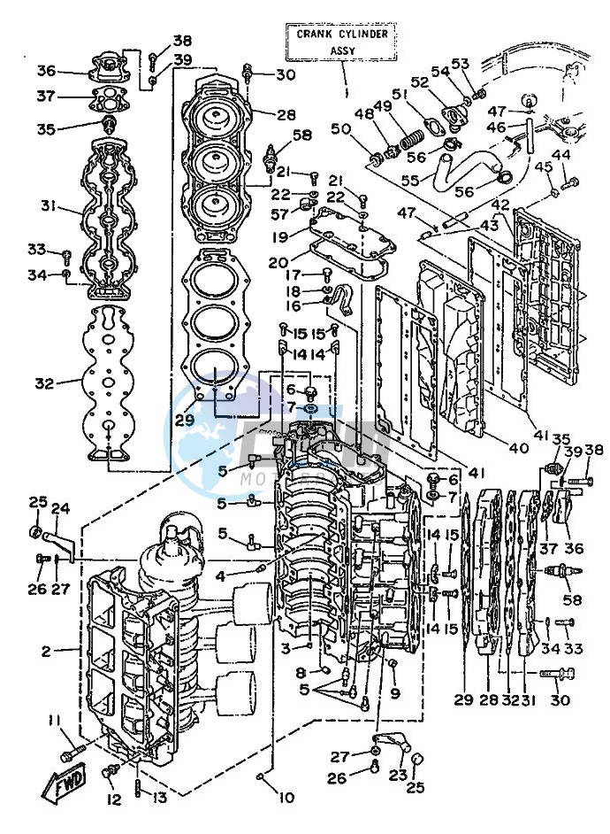 CYLINDER--CRANKCASE