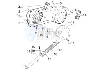 Runner 50 SP drawing Crankcase cover - Crankcase cooling