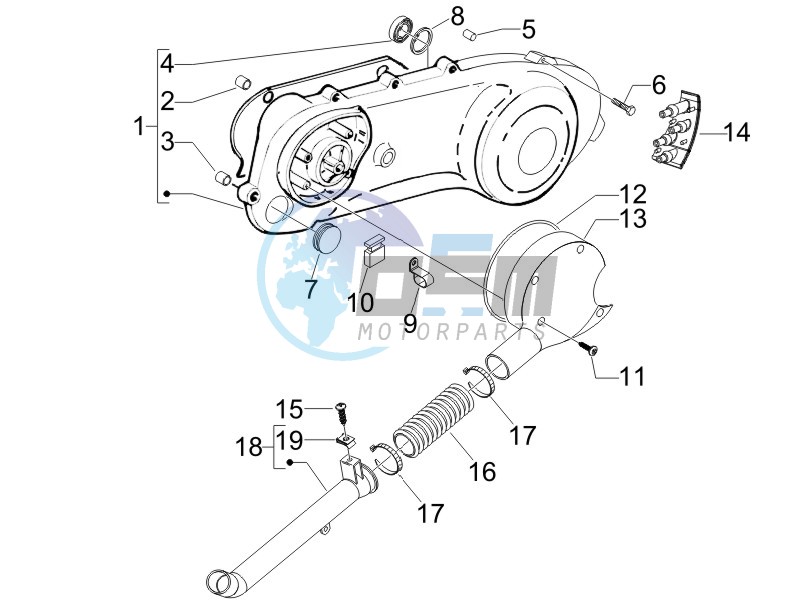 Crankcase cover - Crankcase cooling