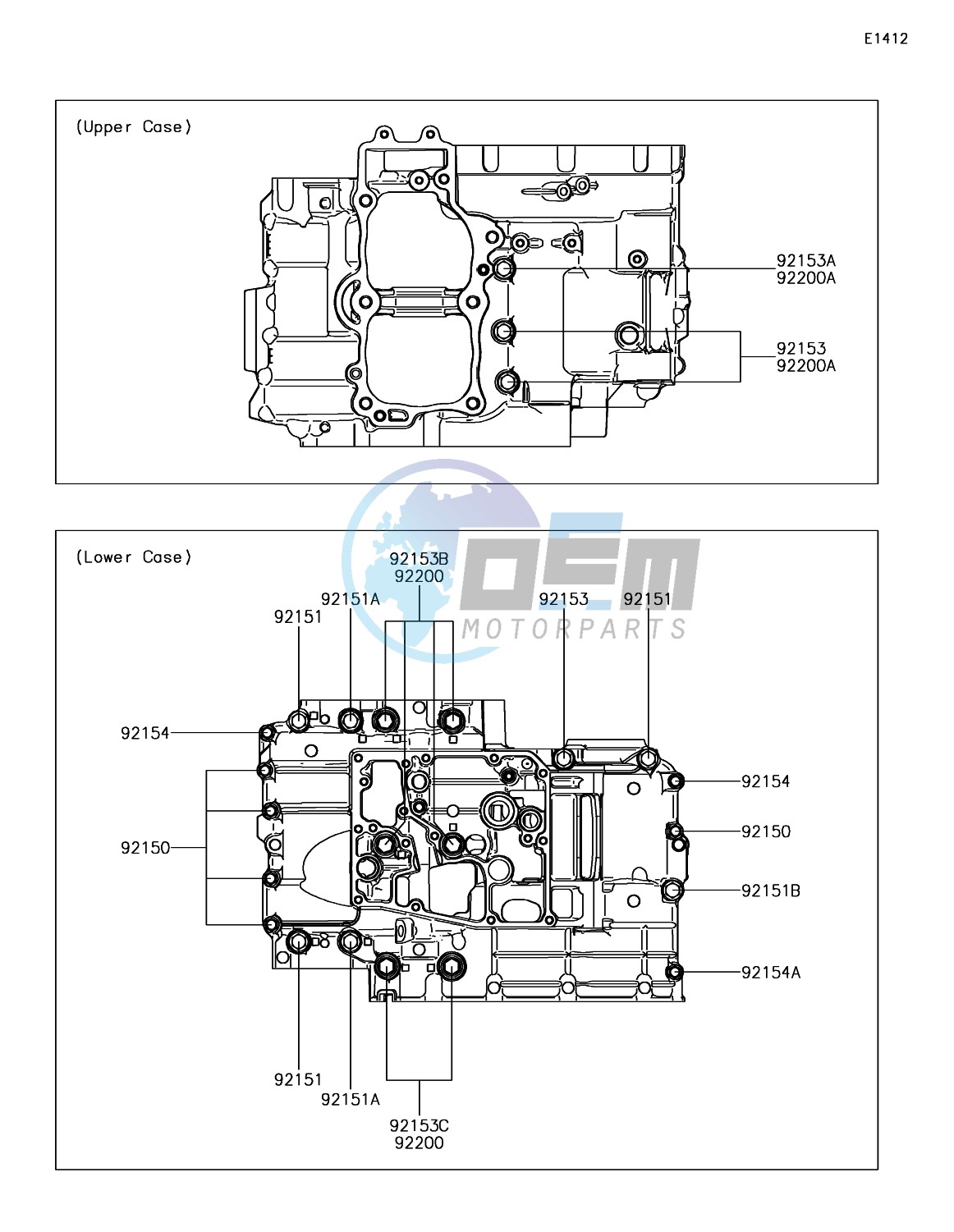 Crankcase Bolt Pattern