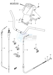 LT-Z250 (E19) drawing HANDLE BAR