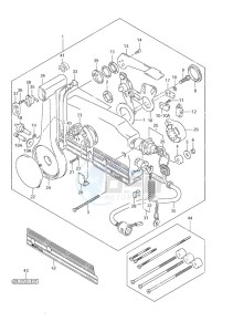 DF 70 drawing Remote Control (1998-2003)