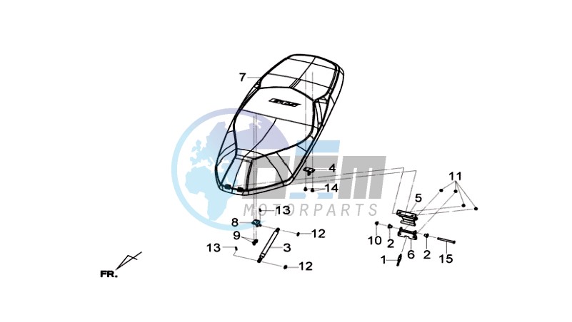 BUDDYSEAT / REAR LUGGAGE FRAME /