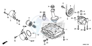 CB1000RAD CB1000R ABS E drawing OIL PAN/ OIL PUMP