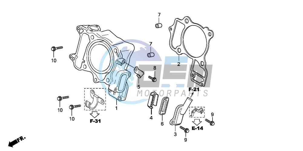 CYLINDER/REED VALVE