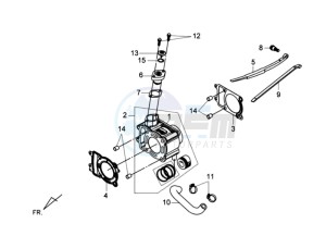 GTS 125 EFI drawing CYLINDER MET PISTON / CYLINDER GASKETS TOP AND BOTTOM