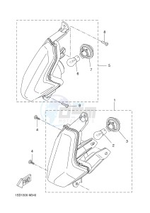 YP400RA X-MAX 400 ABS X-MAX (1SDE 1SDE 1SDE 1SDE) drawing FLASHER LIGHT