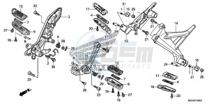 VFR1200XDD CrossTourer - VFR1200X Dual Clutch 2ED - (2ED) drawing STEP