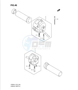 VZ800L1 drawing HANDLE SWITCH