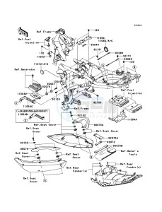 ER-6n ER650A8F GB XX (EU ME A(FRICA) drawing Frame Fittings(JKAER650AAA035083-)