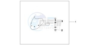 CB600F39 Spain - (SP / ST) drawing FLY SCREEN