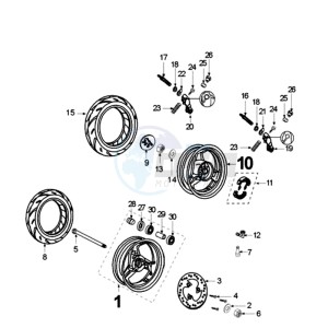 VIVA 2 RDC drawing WHEELS