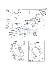 KX85/KX85-<<II>> KX85ADF EU drawing Rear Brake