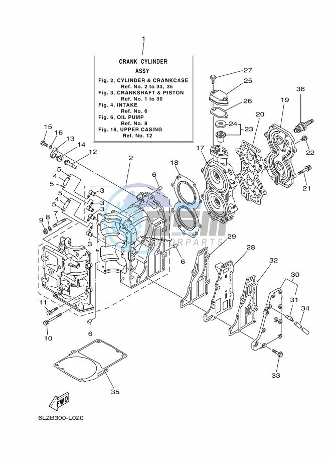 CYLINDER--CRANKCASE