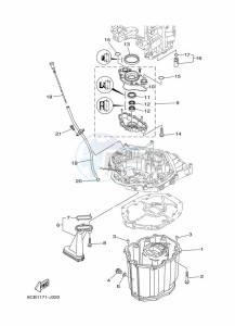 F250XCA-2020 drawing VENTILATEUR-DHUILE