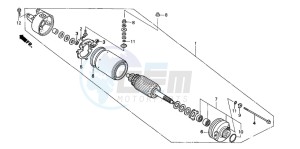 TRX500TM drawing STARTING MOTOR