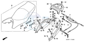 NT700VAA France - (F / ABS) drawing SEAT