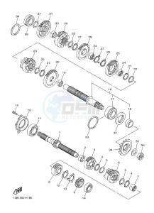 YZF-R1 998 R1 (1KBJ 1KBK) drawing TRANSMISSION