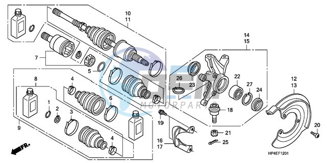 FRONT KNUCKLE (4WD)