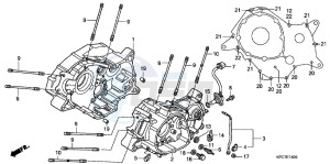 XL125VB drawing CRANKCASE