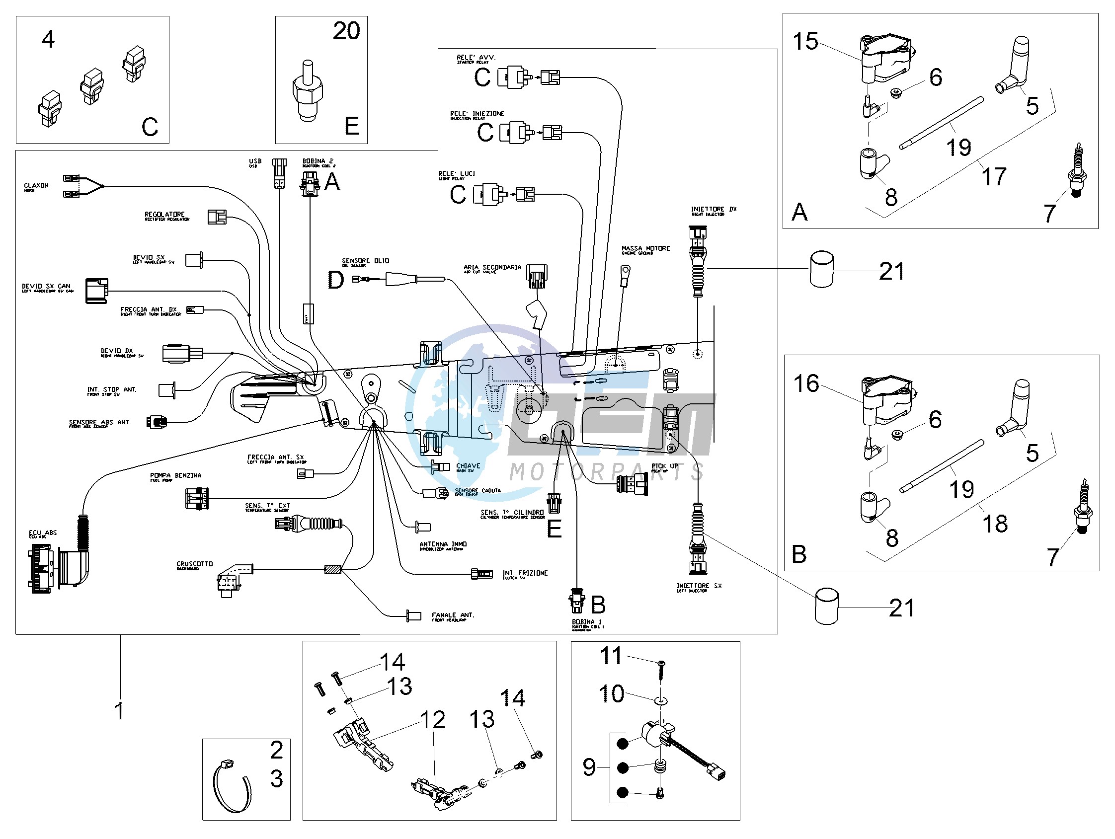 Central electrical system