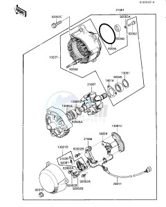 ZL 1000 A [ZL1000 ELIMINATOR] (A1) drawing GENERATOR_REGULATOR