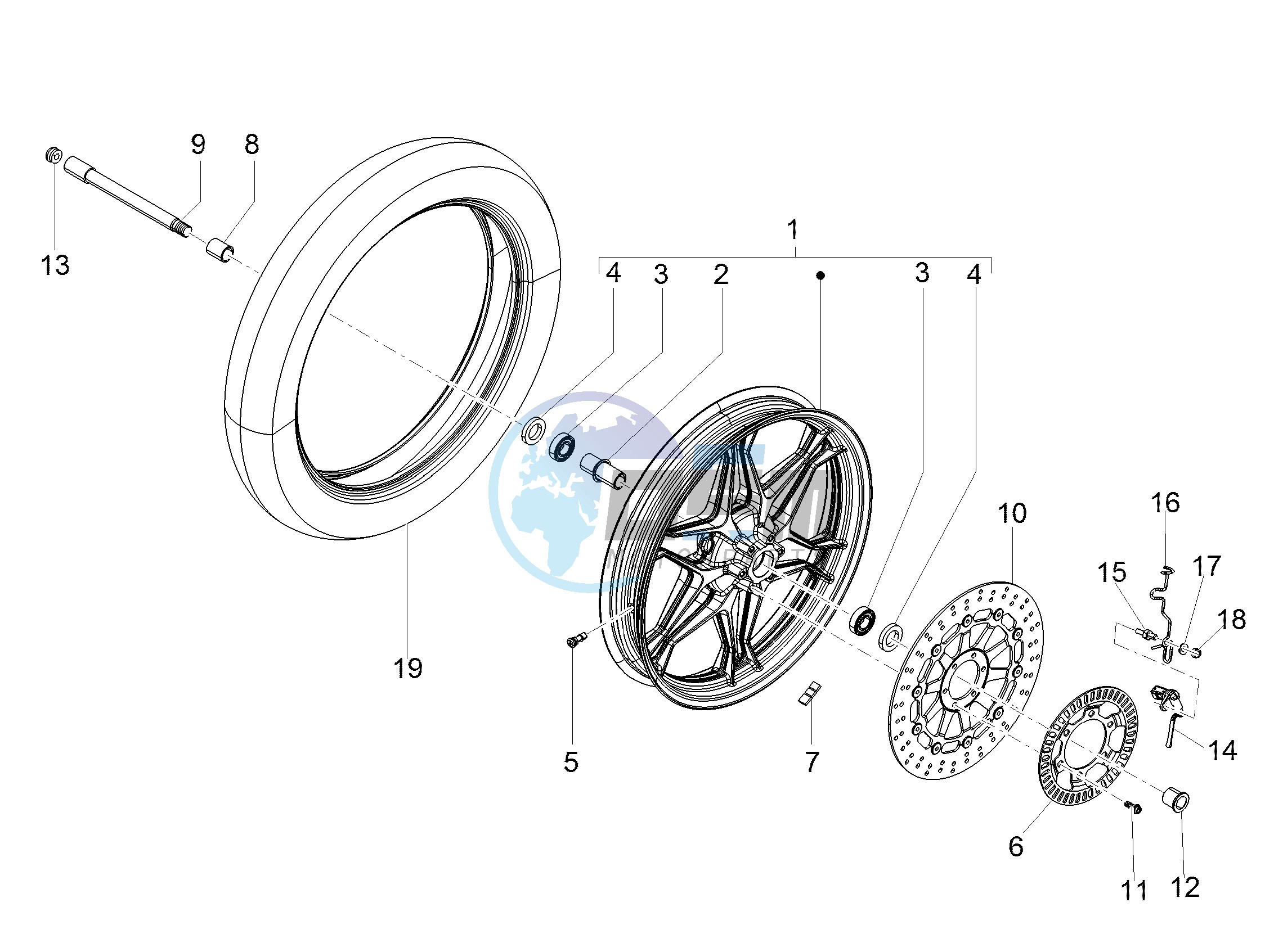 Front wheel