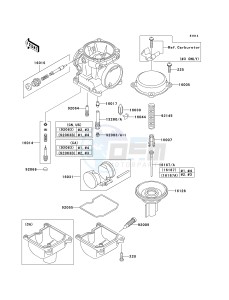 ZR 1200 A [ZRX1200R] (A4-A5) drawing CARBURETOR PARTS