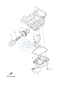 MTM690-U MTM-690-U XSR700 (B345 B345) drawing OIL CLEANER