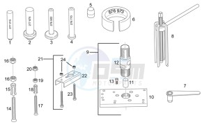 RX 125 (eng. 122cc) drawing Repairing tools I