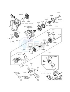 NINJA_ZX-6R ZX636EFFA FR GB XX (EU ME A(FRICA) drawing Starter Motor