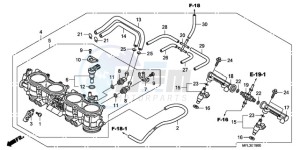 CBR1000RR9 BR / MME SPC - (BR / MME SPC) drawing THROTTLE BODY