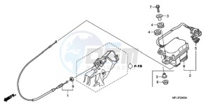 CBR1000RA9 Australia - (U / ABS SPC) drawing SERVO MOTOR