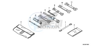 VFR1200XDLE CrossTourer ED drawing TOOL