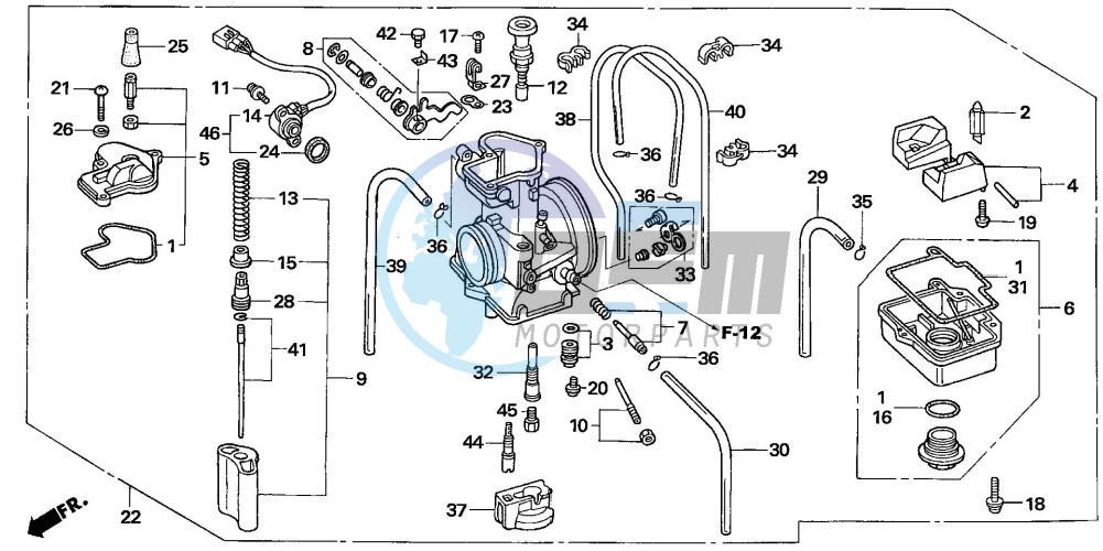 CARBURETOR (CR125R4-7)