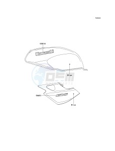 ER 500 A [ER5] (A3-A4) [ER5] drawing DECALS-- BLUE- --- ER500-A3- -