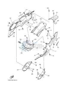 MT07A MT-07 ABS 700 (1XB6 1XB8) drawing SIDE COVER